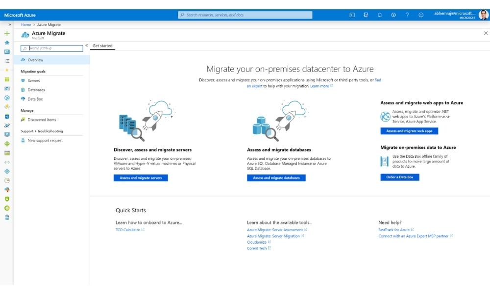 New Azure Migrate integrated experience